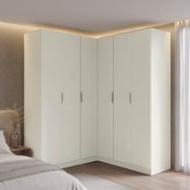 Guarda-Roupa Modulado de Canto Linear 4 Peças 6 Portas Orion CabeCasa MadeiraOriginals
