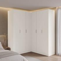 Guarda-Roupa Modulado de Canto Linear 4 Peças 6 Portas Orion CabeCasa MadeiraOriginals