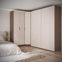 Guarda-Roupa Modulado de Canto Obliquo com 5 Portas Orion CabeCasa MadeiraOriginals Marrom Guarda-Roupa Modulado de Canto Obliquo com 5 Portas Orion CabeCasa MadeiraOriginals Marrom