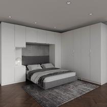 Guarda Roupa Modulado de Casal 12 Portas 6 Peças Hera CabeCasa MadeiraOriginals Guarda Roupa Modulado de Casal 12 Portas 6 Peças Hera CabeCasa MadeiraOriginals
