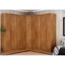 Guarda-Roupa Modulado de Casal Safira 001 em MDF com 9 Portas e 6 Gavetas Clic Móveis