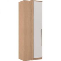 Guarda Roupa Modulado Elegance Canto Reto 1 Porta-Carvalho/Off White Guarda Roupa Modulado Elegance Canto Reto 1 Porta-Carvalho/Off White