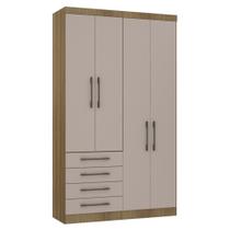 Guarda Roupa Modulado Eucamoveis Paris 4 Portas 4 Gavetas