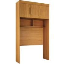 Guarda Roupa Modulado Individual Aéreo Solteiro Orion Cinamomo 3 Portas Leifer Móveis