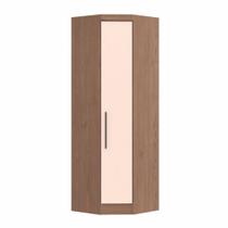 Guarda Roupa Modulado Infinity de Canto com 1 Porta - Macadâmia/Rosa