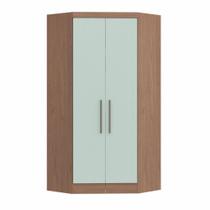 Guarda Roupa Modulado Infinity de Canto com 2 Portas - Macadâmia/Pistache