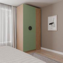 Guarda-roupa Modulado Joy Canto Cabecasa Madeiramadeira Verde