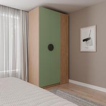 Guarda-roupa Modulado Joy Canto Cabecasa Madeiramadeira Verde Guarda-roupa Modulado Joy Canto Cabecasa Madeiramadeira Verde