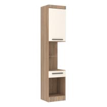 Guarda Roupa Modulado Mesa de Cabeceira Alta 1 Porta 1 Gaveta 45cm Slim Luciane Móveis Guarda Roupa Modulado Mesa de Cabeceira Alta 1 Porta 1 Gaveta 45cm Slim Luciane Móveis