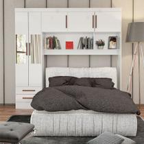Guarda Roupa Modulado Paris 5 Portas Com Espelho E 2 Gavetas Branco Guarda Roupa Modulado Paris 5 Portas Com Espelho E 2 Gavetas Branco