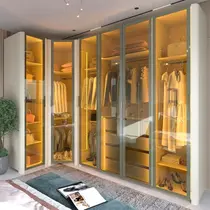 Guarda-roupa Modulado Reflecta Innova 6 Portas 260cm x 240cm MOD 002 100% MDF Guarda-roupa Modulado Reflecta Innova 6 Portas 260cm x 240cm MOD 002 100% MDF