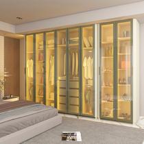 Guarda-Roupa Modulado Reflecta Innova 8 Portas 341,4cm x 240cm Mod 014 100% MDF Bege/Off White