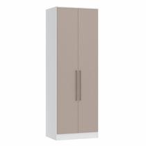 Guarda Roupa Modulado Requinte com 2 Portas - Branco Line/Duna Line
