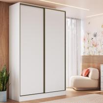 Guarda Roupa Modulado Requinte com 2 Portas de Correr - Branco Line