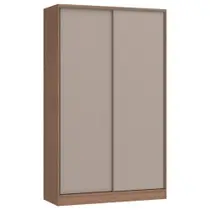 Guarda Roupa Modulado Requinte com 2 Portas de Correr - Macadâmia/Duna Line