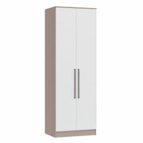 Guarda Roupa Modulado Requinte com 2 Portas - Duna Line/Branco Line