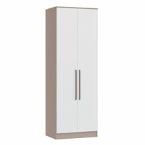 Guarda Roupa Modulado Requinte com 2 Portas - Duna Line/Branco Line Guarda Roupa Modulado Requinte com 2 Portas - Duna Line/Branco Line