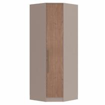 Guarda Roupa Modulado Requinte de Canto com 1 Porta - Duna Line/Macadâmia Guarda Roupa Modulado Requinte de Canto com 1 Porta - Duna Line/Macadâmia