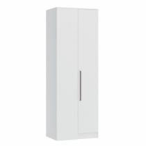 Guarda Roupa Modulado Requinte de Canto Reto com 1 Porta - Branco Line