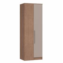 Guarda Roupa Modulado Requinte de Canto Reto com 1 Porta - Macadâmia/Duna Line Guarda Roupa Modulado Requinte de Canto Reto com 1 Porta - Macadâmia/Duna Line
