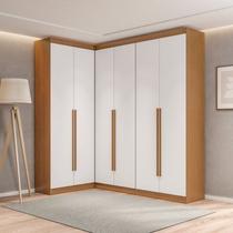 Guarda- Roupa Modulado Roupeiro de Canto L 6 Portas 6 Gavetas Versatille Yescasa