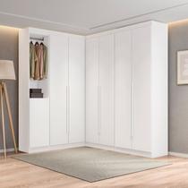 Guarda- Roupa Modulado Roupeiro de Canto L 7 Portas 6 Gavetas Sapateira Versatille Yescasa Guarda- Roupa Modulado Roupeiro de Canto L 7 Portas 6 Gavetas Sapateira Versatille Yescasa