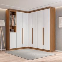 Guarda- Roupa Modulado Roupeiro de Canto L 7 Portas 6 Gavetas Versatille Yescasa