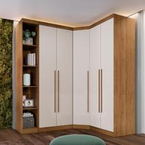 Guarda Roupa Modulado Safira 009 em MDF Com 5 Portas e 6 Gavetas - Clic Móveis