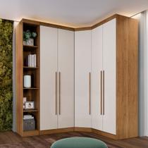 Guarda Roupa Modulado Safira 009 em MDF Com 5 Portas e 6 Gavetas Una Mobília Guarda Roupa Modulado Safira 009 em MDF Com 5 Portas e 6 Gavetas Una Mobília