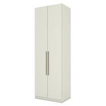 Guarda Roupa Modulado Seletto 2 Portas e 3 Gavetas Areia - Móveis Henn Guarda Roupa Modulado Seletto 2 Portas e 3 Gavetas Areia - Móveis Henn