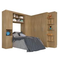 Guarda Roupa Modulado Solteiro Andrea Boreal - Móveis Arapongas Guarda Roupa Modulado Solteiro Andrea Boreal - Móveis Arapongas