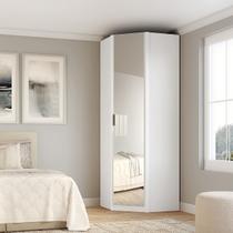 Guarda Roupa Modular 1 Porta Espelho Canto 45º Altezza Belmax