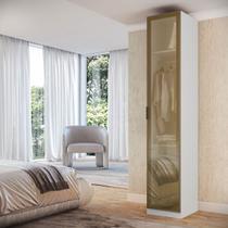 Guarda Roupa Modular 1 Porta Reflecta com Gavetas 45cm Altezza Belmax Cor:Branco Guarda Roupa Modular 1 Porta Reflecta com Gavetas 45cm Altezza Belmax Cor:Branco