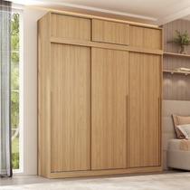 Guarda-Roupa Modular 2 Peças 6 Portas de Correr Jade CabeCasa MadeiraOriginals Amarelo/Avelã