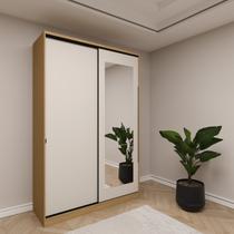 Guarda Roupa Modular 2 Portas 4 Gavetas 4 Prateleiras Nancy