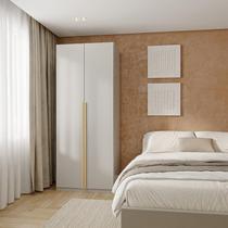 Guarda-Roupa Modular 80cm com Portas e Gaveteiro Jade CabeCasa MadeiraMadeira Cinza Urbano Guarda-Roupa Modular 80cm com Portas e Gaveteiro Jade CabeCasa MadeiraMadeira Cinza Urbano