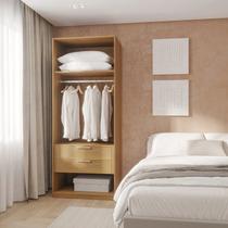 Guarda-roupa Modular 80cm sem Portas com Gaveteiro Jade CabeCasa MadeiraOriginals