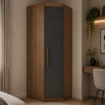 Guarda Roupa Modular Canto 1 Porta Gênova Plus