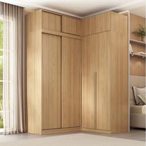 Guarda-roupa Modular de Canto 4 Peças 8 Portas com 4 Portas de Correr Jade CabeCasa MadeiraOriginals Guarda-roupa Modular de Canto 4 Peças 8 Portas com 4 Portas de Correr Jade CabeCasa MadeiraOriginals