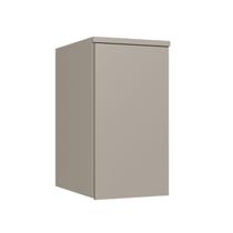 Guarda-Roupa Módulo Aéreo 1 Portas Elegance Cinza/Níquel