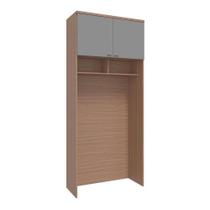 Guarda Roupa Modulo Ponte 2 Portas Setiba Plus Carvalho/Fendi