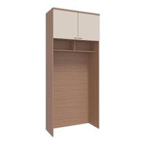 Guarda Roupa Modulo Ponte 2 Portas Setiba Plus Carvalho/Palha
