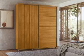 Guarda Roupa Monet 100% MDF Cabideiro Extensível - Cinamomo