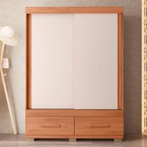 Guarda Roupa Mongi 2 Portas 2 Gavetas Marrom Caemmun Guarda Roupa Mongi 2 Portas 2 Gavetas Marrom Caemmun