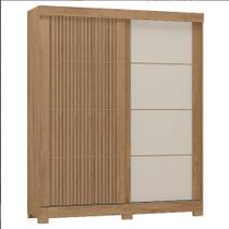 Guarda Roupa Montana Casal 2 Portas 2 Gavetas Atualle Canelato Rústico 3D Natura Off White Guarda Roupa Montana Casal 2 Portas 2 Gavetas Atualle Canelato Rústico 3D Natura Off White