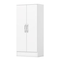 Guarda Roupa Multiuso 1300mm 2 Portas Branco - Briz