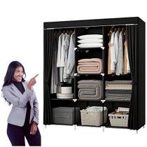 Guarda Roupa Multiuso Dobravel Compacto 2 Portas Pratico Leve Para Roupas Sapatos Travesseiro Facil De Montar Quarto Sala Lavanderia Viagens Guarda Roupa Multiuso Dobravel Compacto 2 Portas Pratico Leve Para Roupas Sapatos Travesseiro Facil De Montar Quarto Sala Lavanderia Viagens