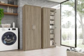 Guarda-Roupa Multiuso Margarida 02 Pts. Rústico - Henn Guarda-Roupa Multiuso Margarida 02 Pts. Rústico - Henn