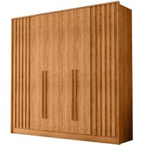 Guarda Roupa Navegantes Casal 6 Portas 6 Gavetas Rud Rack Cor Cedro