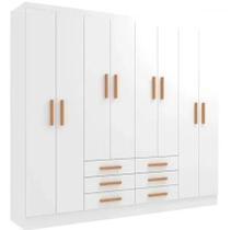 Guarda Roupa New Paris Casal 8 Portas 6 Gavetas Demobile Guarda Roupa New Paris Casal 8 Portas 6 Gavetas Demobile